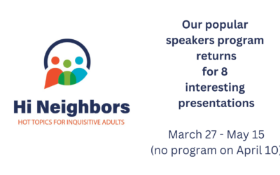 Hi Neighbors Speakers Programs